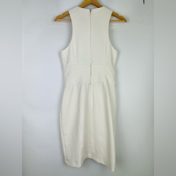 Cinq A Sept Cassaleigh Tie-Waist Sleeveless Dress Cream - Picture 5 of 11